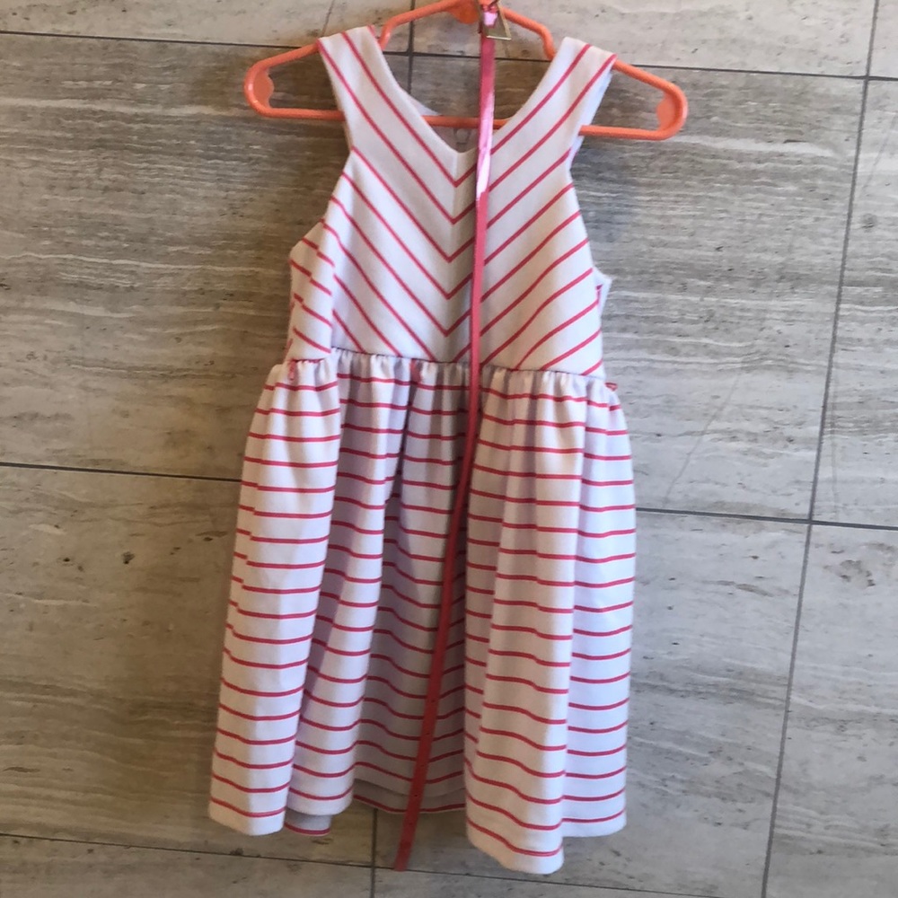 Spring dress Pink and white